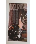 2011 Iowa Hawkeyes and Big Ten Football Schedule Poster - £22.52 GBP