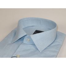 Mens Shirt Hankie CASILA Turkey Cotton Blend Long Sleeves 501970-06 Blue Dots image 5