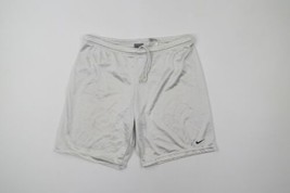 Vintage Nike Mens Large Travis Scott Mini Swoosh Above Knee Mesh Shorts White - £63.46 GBP