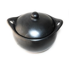 SET Clay Pot for Cooking Earthen Pots 4 Liters and 4 Soup Bowls Unglazed... - £101.20 GBP