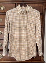 Vtg New Haven Oxford Gant 14.5/30 Plaid Dress Casual Shirt Pellet &amp; Mute Soft Xs - £19.70 GBP