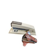 Vintage Swingline Stapler 711 Desktop Compact Brown &amp; Tan Office Desk US... - £15.55 GBP