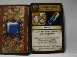 2005 World of Warcraft Board Game piece: Item Card - Lesser Mana Potion - £0.74 GBP