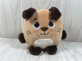 Spark Create Imagine small 6&quot; plush tan puppy dog round squishy stuffed soft toy - £7.35 GBP