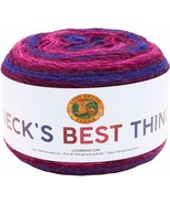 Lion Brand 219-606 Necks Best Thing Yarn - Berry cake soft 10% wool soft... - £7.85 GBP