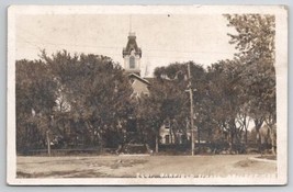 Abilene KS RPPC Garfield School 1911 Real Photo Postcard V28 - £10.37 GBP