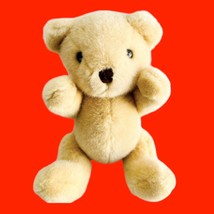 Claire Burke Teddy Bear 14" Tan Jointed Pose-able Stuffed Animal Plush Korea - $14.96