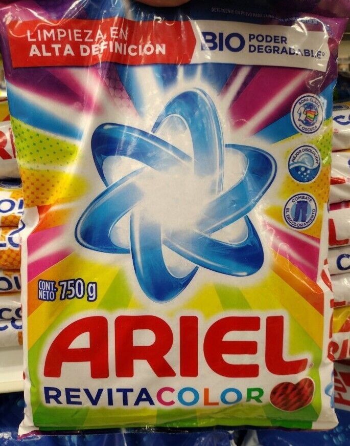 ARIEL DETERGENTE REVITA COLOR PARA LAVAR - BOLSA DE 750g c/u - ENVIO PRI... - $16.44