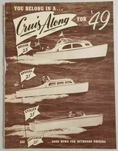 1949 Print Ad Cruis Along Boats Cruiser &amp; Outboard MM Davis &amp; Son Solomons,MD - £12.27 GBP