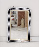 Handmade Luxury Mother of Pearl Inlay Mirror, with Brass Metal Base On W... - $483.57 CAD