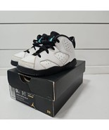 Nike Air Jordan VI 6 Retro Shoes Size 9c White Black Teal 384667-122 Tod... - €21,60 EUR