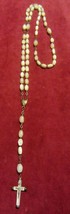 VINTAGE ROSARY - MOONGLOW BEADS - SUPER - $28.45