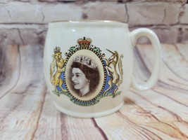VTG Queen Elizabeth II Coronation 1953 AW Gale Kirkham England Commemorative Mug - £19.12 GBP