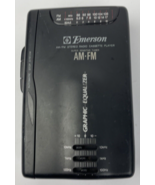 Vintage Emerson Walkman AM/FM Cassette Player Model - AC2126CS Black - $27.12 CAD