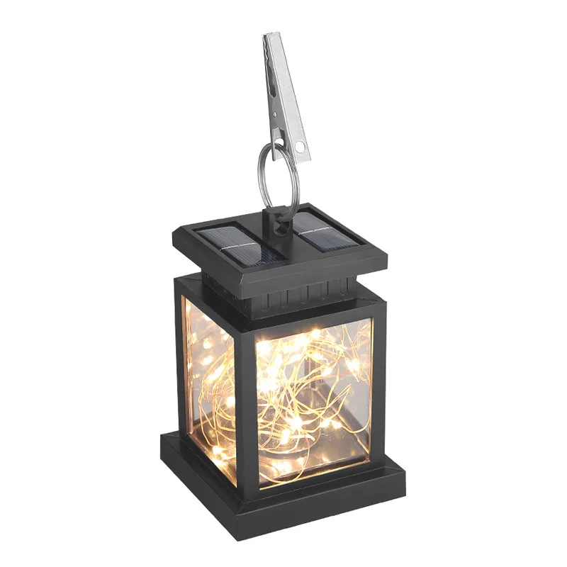 Hanging Solar Lanterns Outdoor Candle Flickering Lights Waterproof Led Hanging S - £151.15 GBP