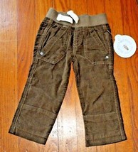 Burt&#39;s Bees Baby Organic Cotton Solid Brown  Pant Boys 3-6 Months Brand New - $6.76