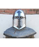 Cuirasse d&#39;armure médiévale 16GA/Plaque de poitrine Gauntlet avec tours ... - £210.06 GBP