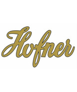 Hofner Guitar Headstock  LOGO Vinyl Sticker (Read Description) - $3.58 CAD