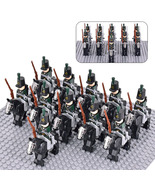 Napoleonic Wars British 95th Rifles Mounted Army 22 Minifigure Blocks - $34.89