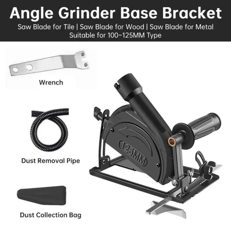Angle Grinder Base cket 100-125MM Converter To Cutting hine Circular Saw cket Ba - £63.42 GBP