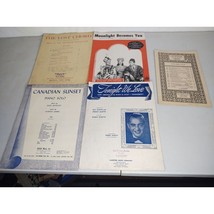 Sheet Music Lot Piano Vintage Valee Dodd Lanning Vieni - £15.76 GBP