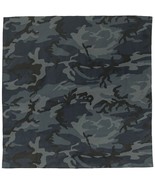 Large Camouflage Midnight Blue Camo - Military Jumbo Bandana 27 In. X 27... - $9.35