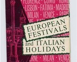 1965 TWA Europe Festivals and Italian Holidays Brochure - £14.01 GBP