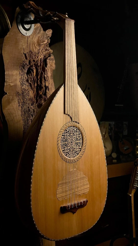 ✅️PROFESSIONAL OUD MADE BY ZERYAB DAMASCUS STYLE OUD INSTRUMENT✅️ - $8,937.82 MXN