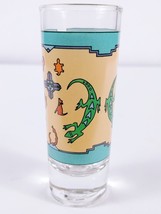 Ancient Ruins Lizard Turtle Rabbit Symbols 4&quot; Collectible Shooter Glass - $122.35 MXN