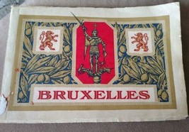 Bruxelles Beligum 15 Post Cards Black And White - £7.38 GBP