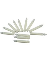 12 LED Flameless Taper Candles Battery Operated New in Box - £9.58 GBP