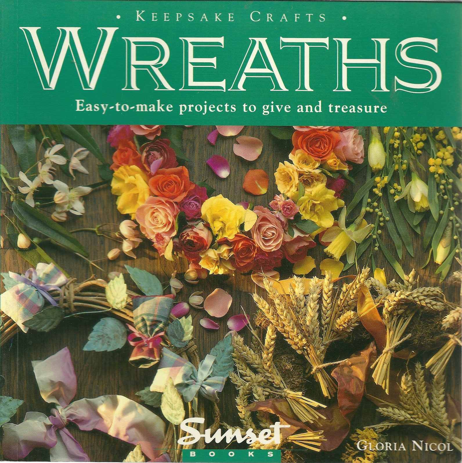 Wreaths Keepsake Crafts Sunset Book All Season Gloria Nicol - $6.99
