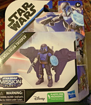 Star Wars Mission Fleet Mandalorian Trooper Action Figure Hasbro Toys 2022 - £15.44 GBP