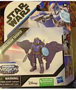 Star Wars Mission Fleet Mandalorian Trooper Action Figure Hasbro Toys 2022 - £15.38 GBP