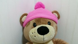 Large Suzy’s Zoo Plush Authentic Sega Stuffed Animal Toy Rare Boof w/ Pink Hat - $33.37