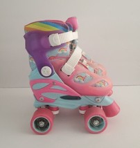 Roller Derby Skates Rainbows Pink Blue Purple Adjustable Detachable Uppe... - £22.09 GBP