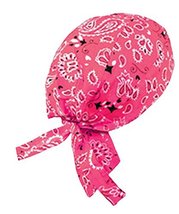 Paisley Doo Rag Du Rag Do Cotton Bandana Headwrap PICK COLOR Chemo Cap (Hot Pink - £7.83 GBP