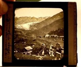 Magic Lantern Glass Slide Cottages in Germany McAllister New York 1870s - £23.97 GBP