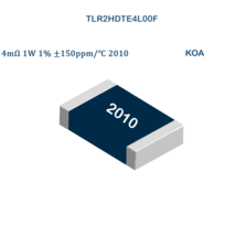 20X TLR2HDTE4L00F KOA SMD Current Sense Metal Resistor 4mOhm 1W 1% 150pp... - $5.38