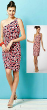 NWT $148 XS Lilly Pulitzer Madison One Shoulder Island Coral Build Me Up Dress - £35.19 GBP