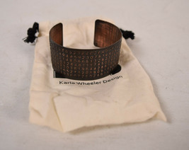 Binary Code Cuff Womens Bracelet Copper by Karla Wheeler New - $55.44