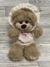 Vintage Just Friends Brown Bear Plush Terry Cloth Trappers - $12.86