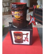 New in Box Hard Rock Cafe Beer Mug Cup Flying V Guitar Handle - $29.95