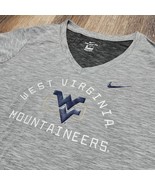 NIKE DRI-FIT West Virginia Mountaineers Women&#39;s Gray Performance T-Shirt... - €13,99 EUR