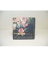 Green Pink Black Floral Modern Standing Picture Frame Modern Decor 7&quot; x ... - $206.50 MXN