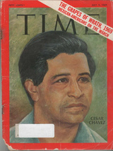 Time The Weekly Magazine July 4, 1969 Cesar Chavez - £1.57 GBP