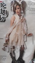 Adult Gothic Mummy Costume Small 6-8 Corpse Egyptian Queen Tattered Ghos... - $22.72