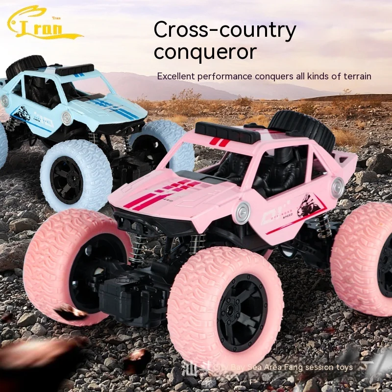 Rc Remote Control Suvs Pink Toy Girl Present Electric Drop Charging Resi... - £41.82 GBP