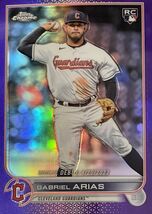 2022 Topps Chrome Update Gabriel Arias Purple Refractor Rookie #USC14 Gu... - $1.70