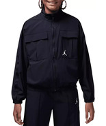 Jordan Big Girl&#39;s Jumpman Windbreaker Taping Jacket Light Weight Black S... - $34.25 CAD